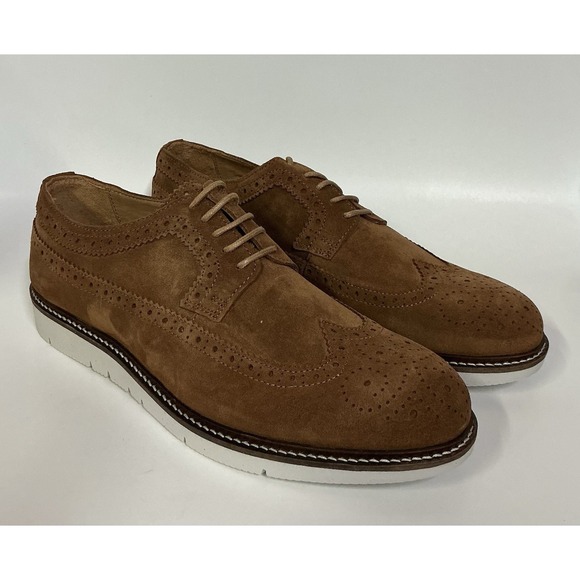 MNG Black 740 Men\'s Derby Brown Leather Dress Shoes Men\'s Size 12 New No Box main image 4